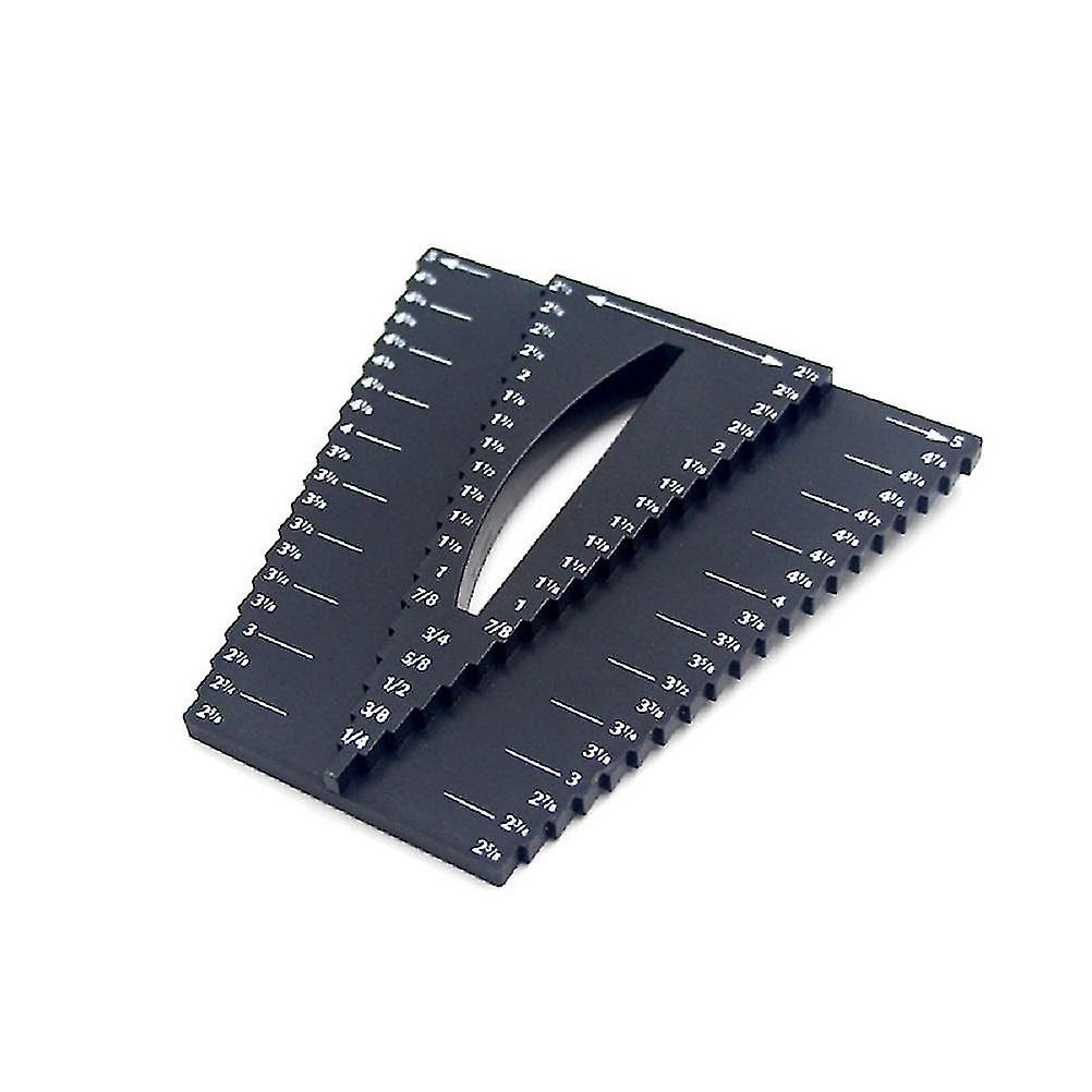 Woodworking Measurement Tool, ABS Material Quick Release Caliper With High Safety Factor, Center Finder For Round Or Square Blanks, Clear Scale