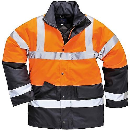 Portwest Unisex Hard-wearing Hi Vis Traffic Jacket / Safetywear / Workwear