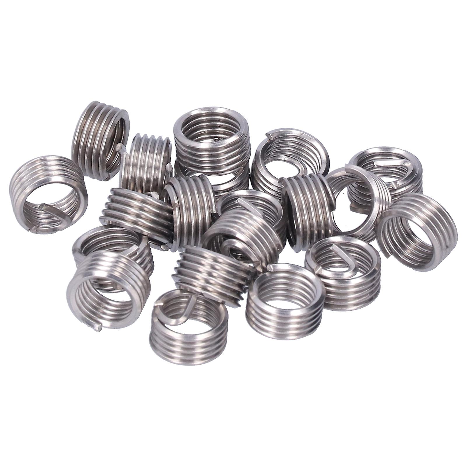 20Pcs Thread Repair M12 x 1.75 Wire Threaded Insert Nut Coiled Wire Extension Consumables