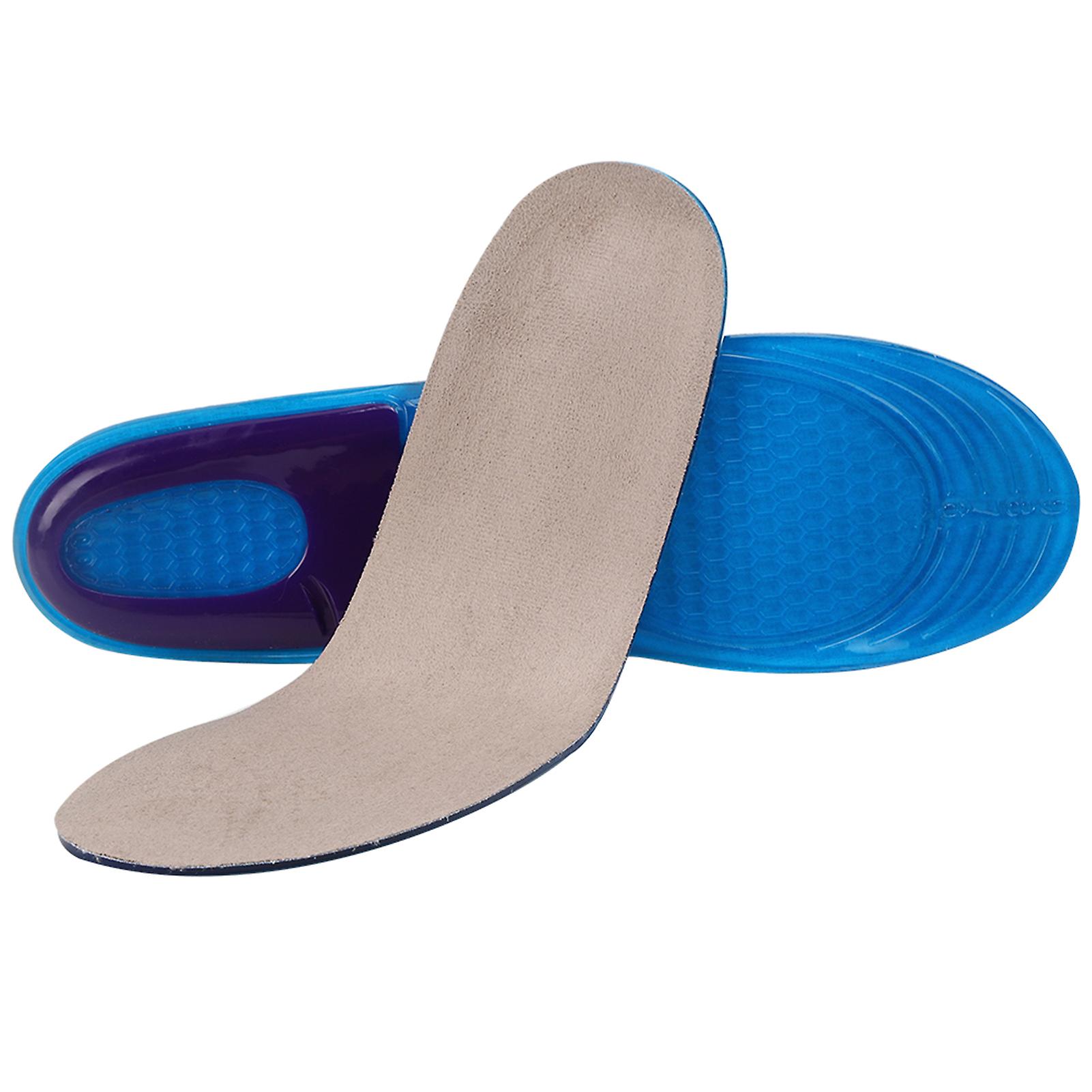 2pcs Shoe Insole Breathable Shoe Insoles Massaging Shock Absorption Shoe PadMedium Size