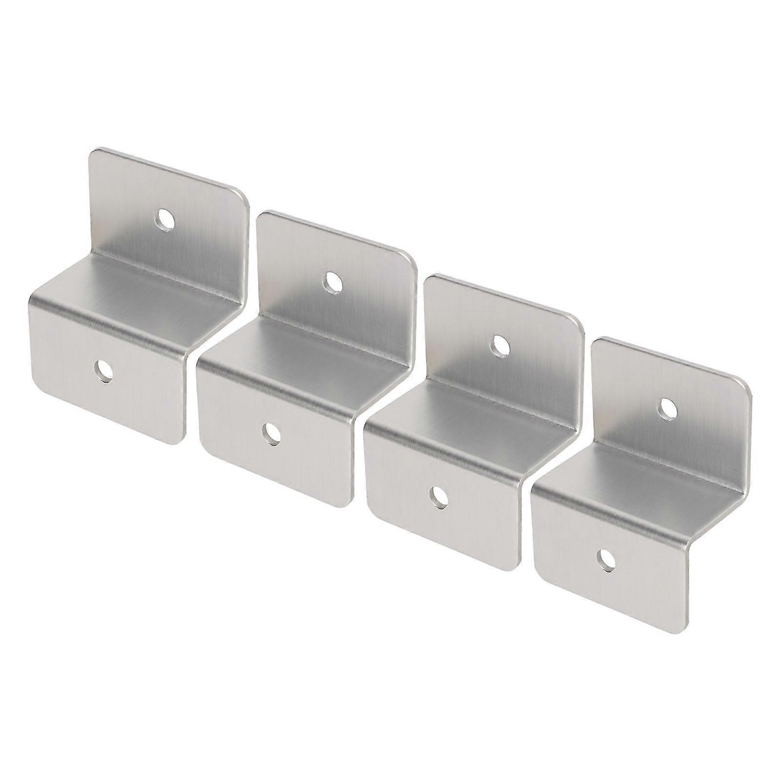 4 セットソーラーパネル Z ブラケットアルミニウム合金取り付けアクセサリ、カー RV ヨット船用