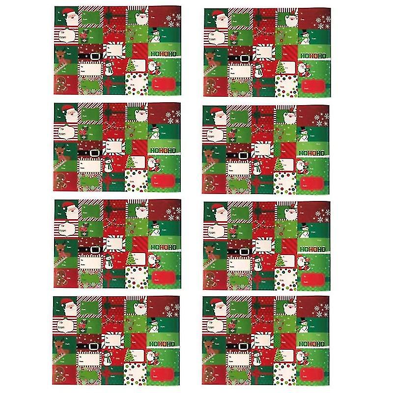 8sheets Xmas Stickers