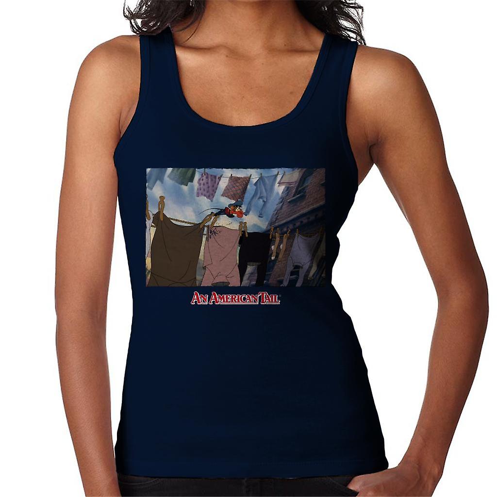 An American Tail Fievel Running On Rope Women's Vest
