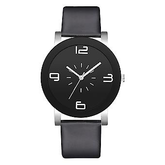 Femmes échantillon de style de loisir montre-bracelet à la mode Montre analogique à quartz noir