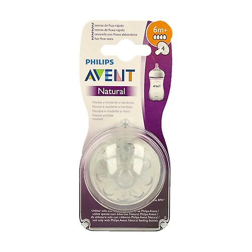 Philips Avent Natural Teat SCF044 / 27 2 units