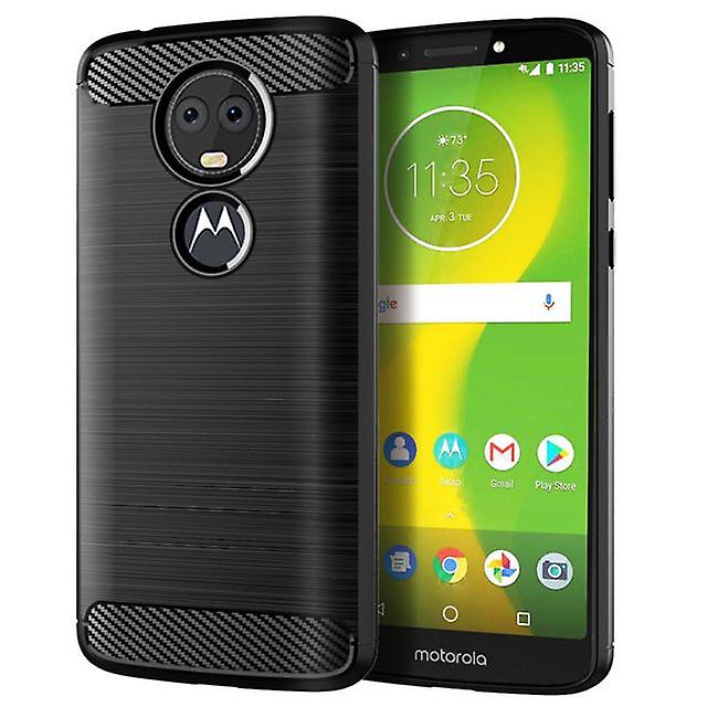 Durable Soft Protective Shell Case for Moto E5 Supra - Black