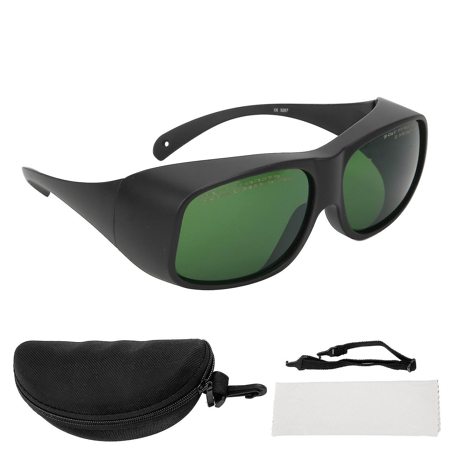 Lunettes de sécurité laser 1064nm Lunettes de protection contre les rayonnements laser pour le marquage laser et la gravure Machi Black