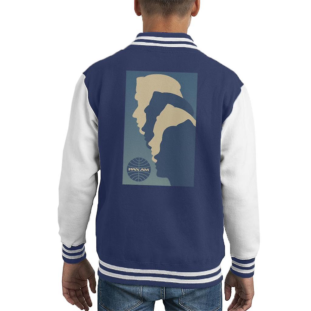 Pan Am Crew Silhouette Kid's Varsity Jacket