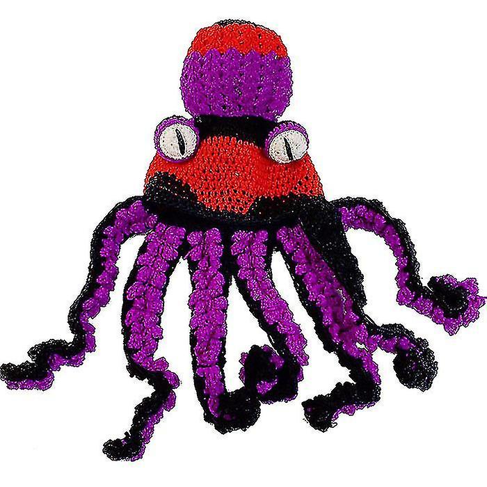 Halloween Hat Octopus Hat Fun Headwear Hand Knitted Octopus Shape