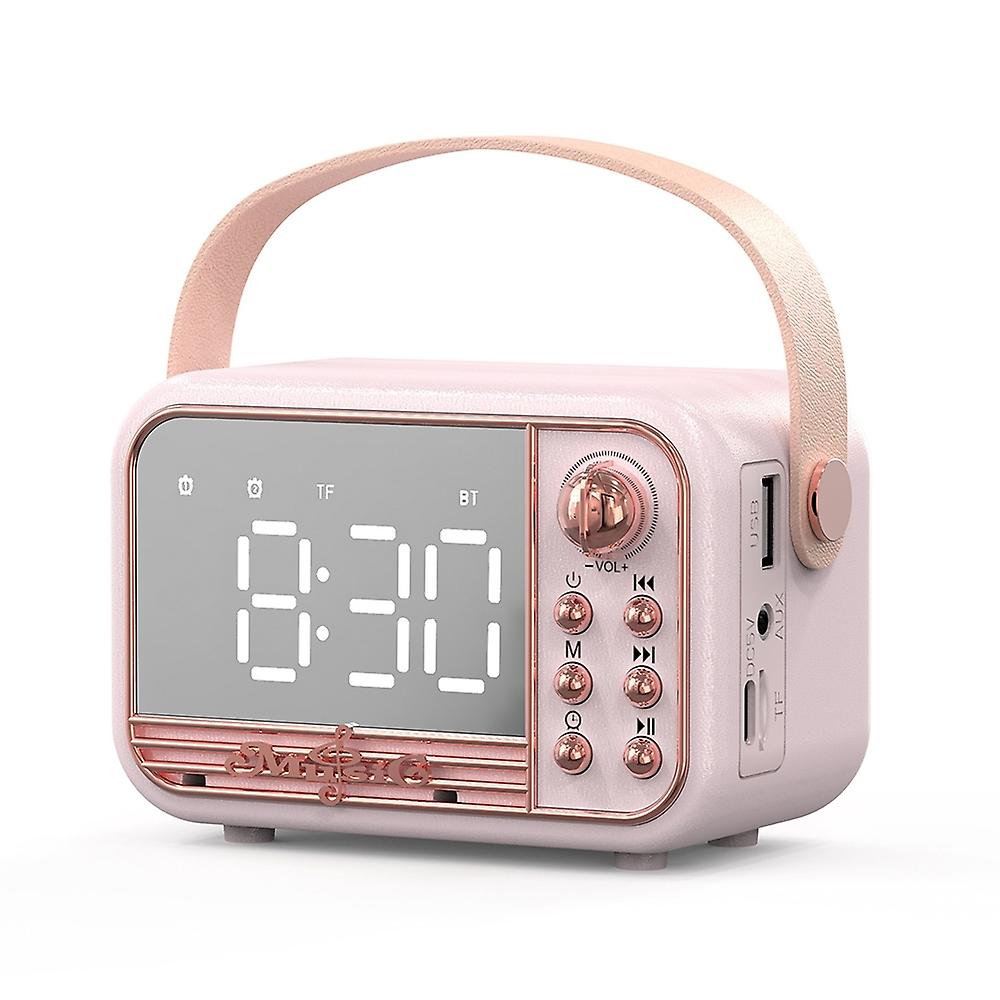 S11 Handheld Retro Alarm Clock Bluetooth Speaker