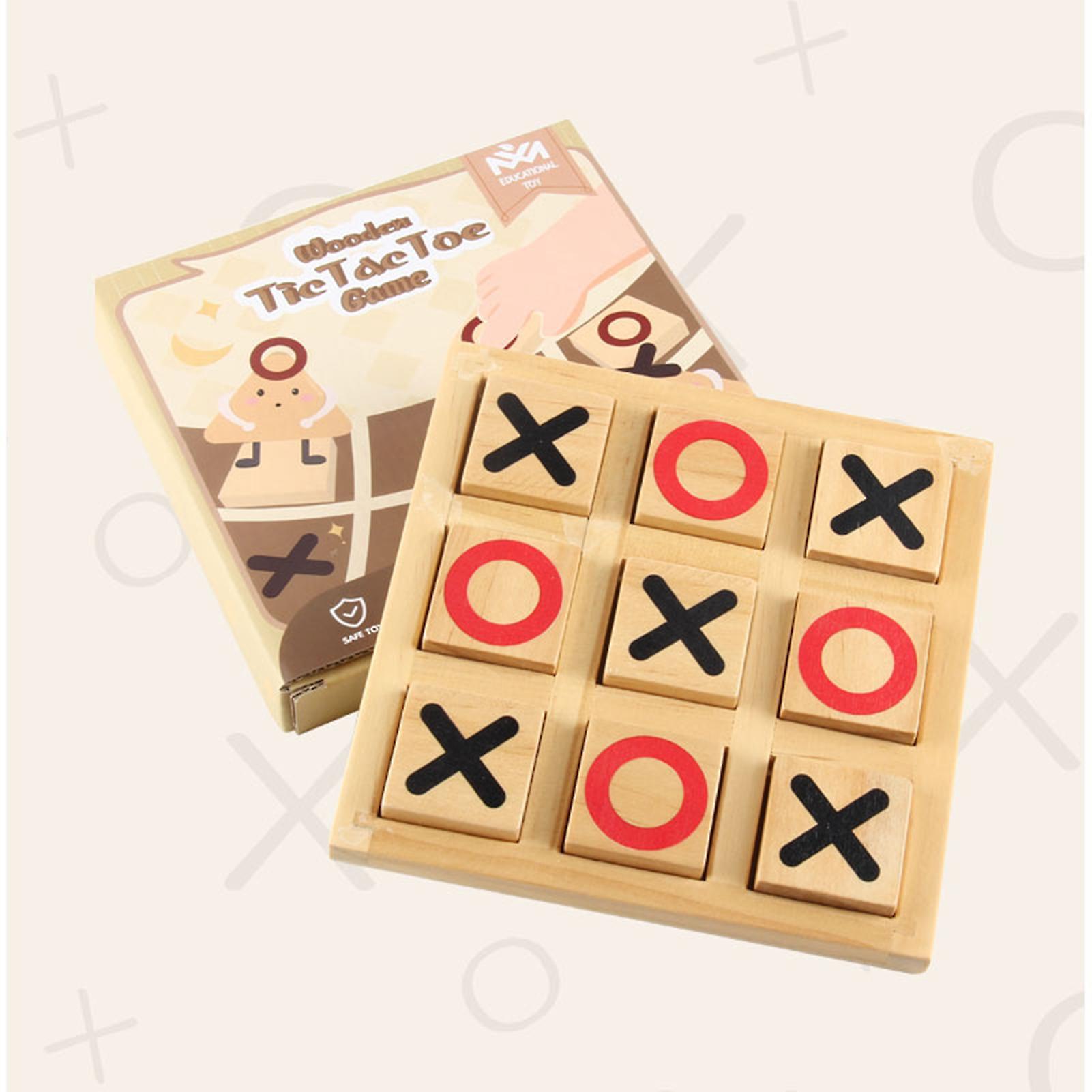 Children's Circle Tic-Tac-Logic Table Toy Logical Thinking Training Game Toy for Boys Girls Children