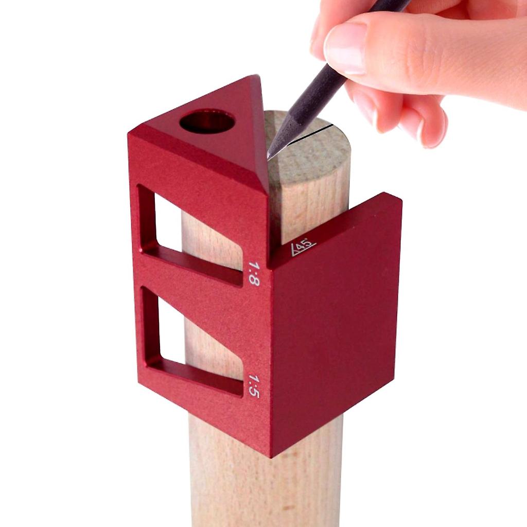 Wooden Centerline Scribers Center Finder Aluminum Line Drawing Ruler ...