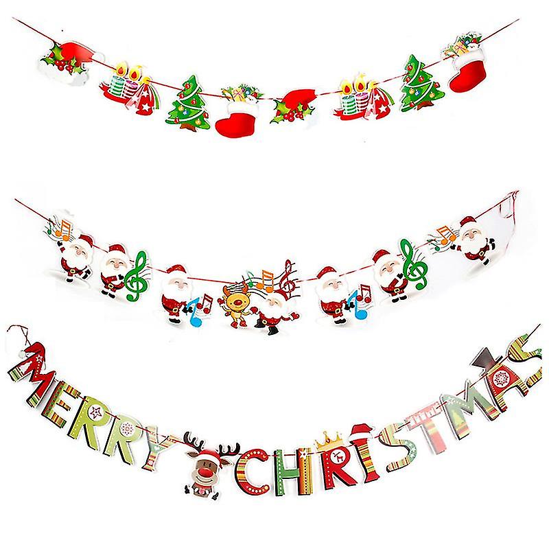 3pcs kerst hangende slinger