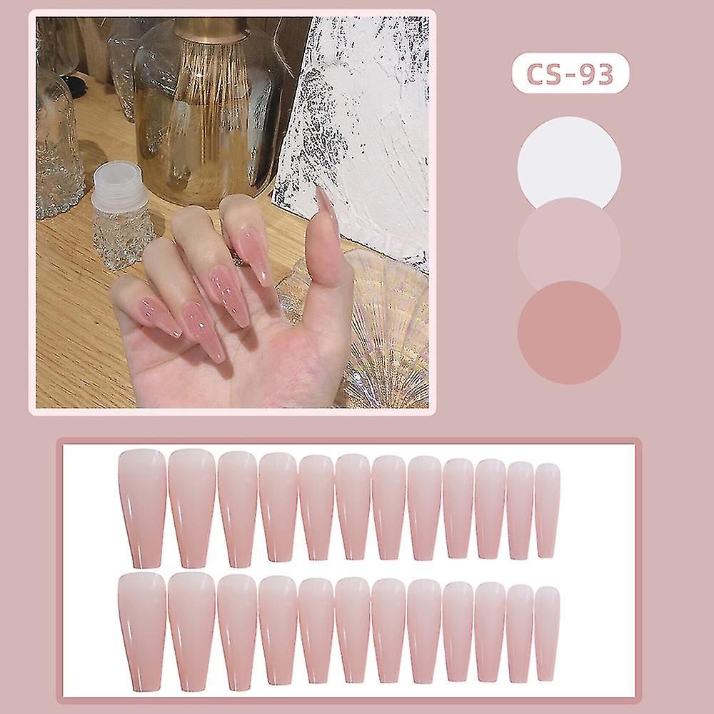 Press On Nails Medium Design Ballerina Press On False Nail Tips Artificial False Nails