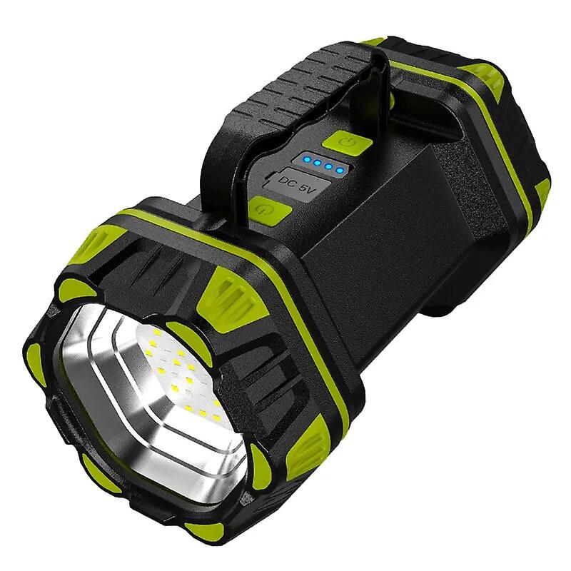 Led Multifunctional Flashlight Usb Charging Portable Light With Charge Display Lamp Outdoor Camping Searchlight Torch