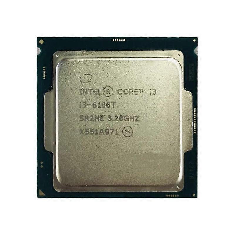 Core i3-6100T CPU - Socket LGA 1151 2 Cores 4 Threads 3.2GHz 3MB L3 Cache 35W.