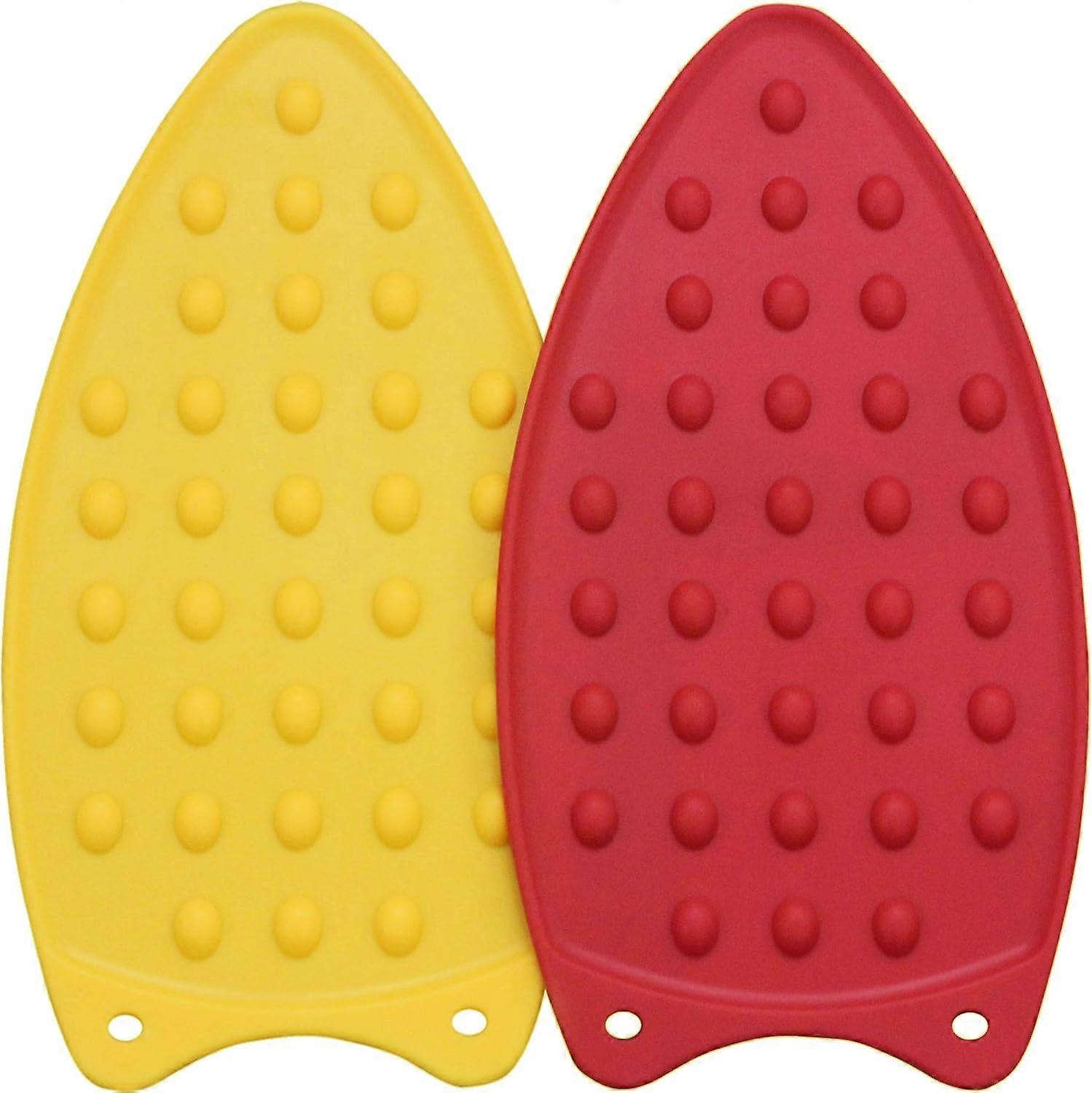 Silicone Rest Pad for Ironing Board(2 Pack). Heat Resistant Pad, Thicker Version. Perfect Combination with Ironing Board and Mat.