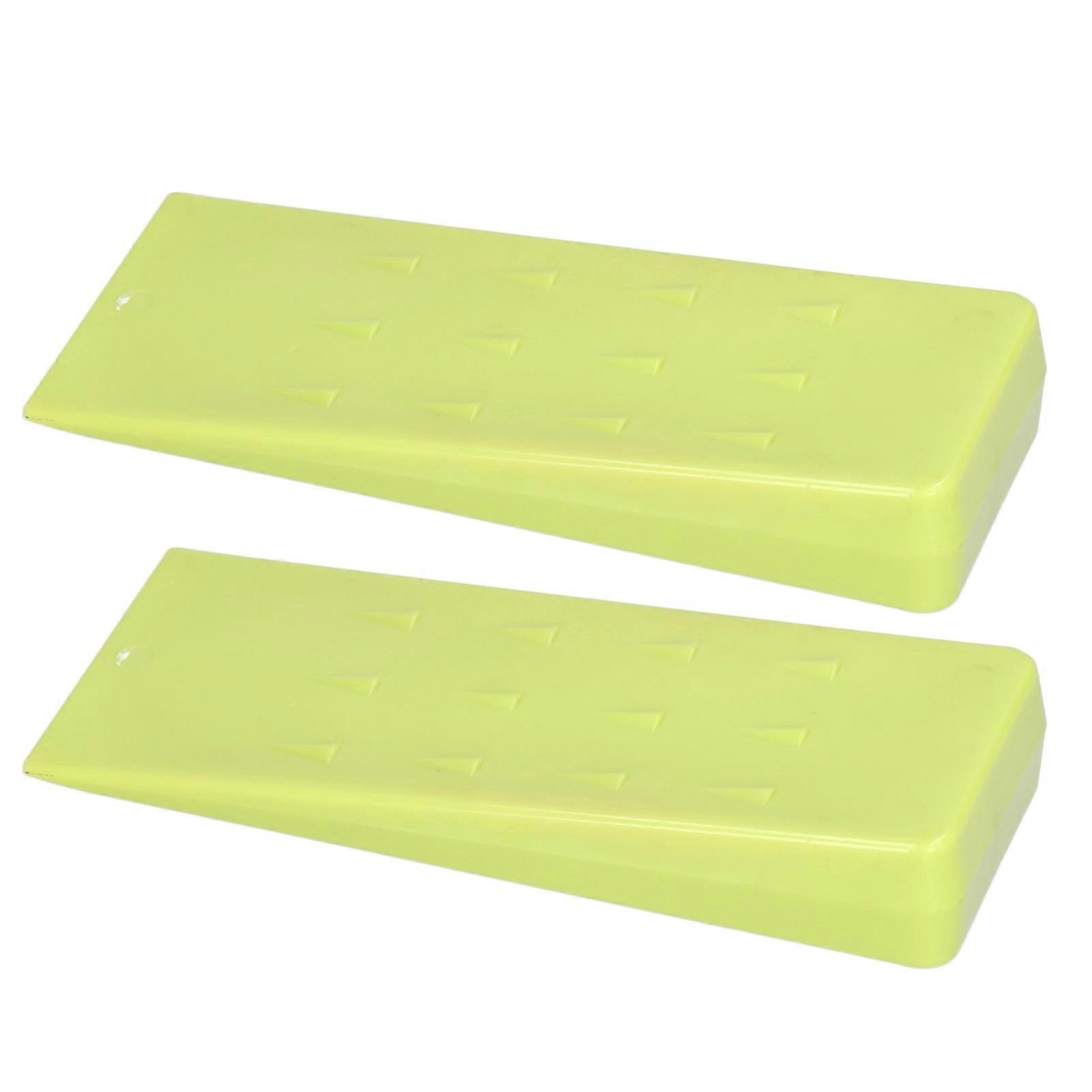 2 Pcs Chainsaw Wedges 8 Inch Green Chainsaw Felling Cutting Wedges Log Splitter Wedges NO.2275