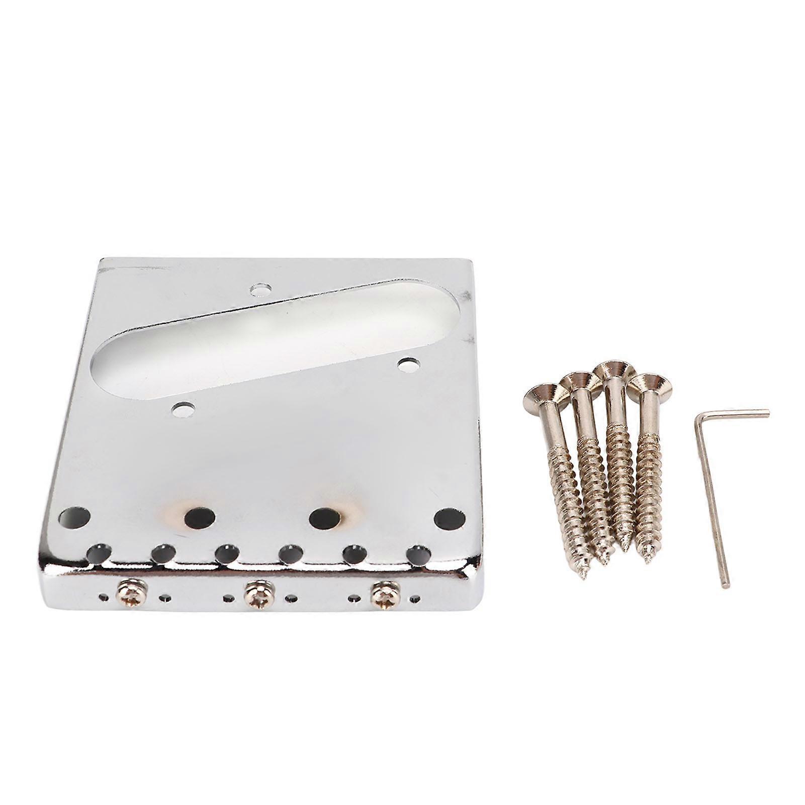 Electric Guitar Bridge 3 String Metal Instrument Accessory For Single Coil Pickup