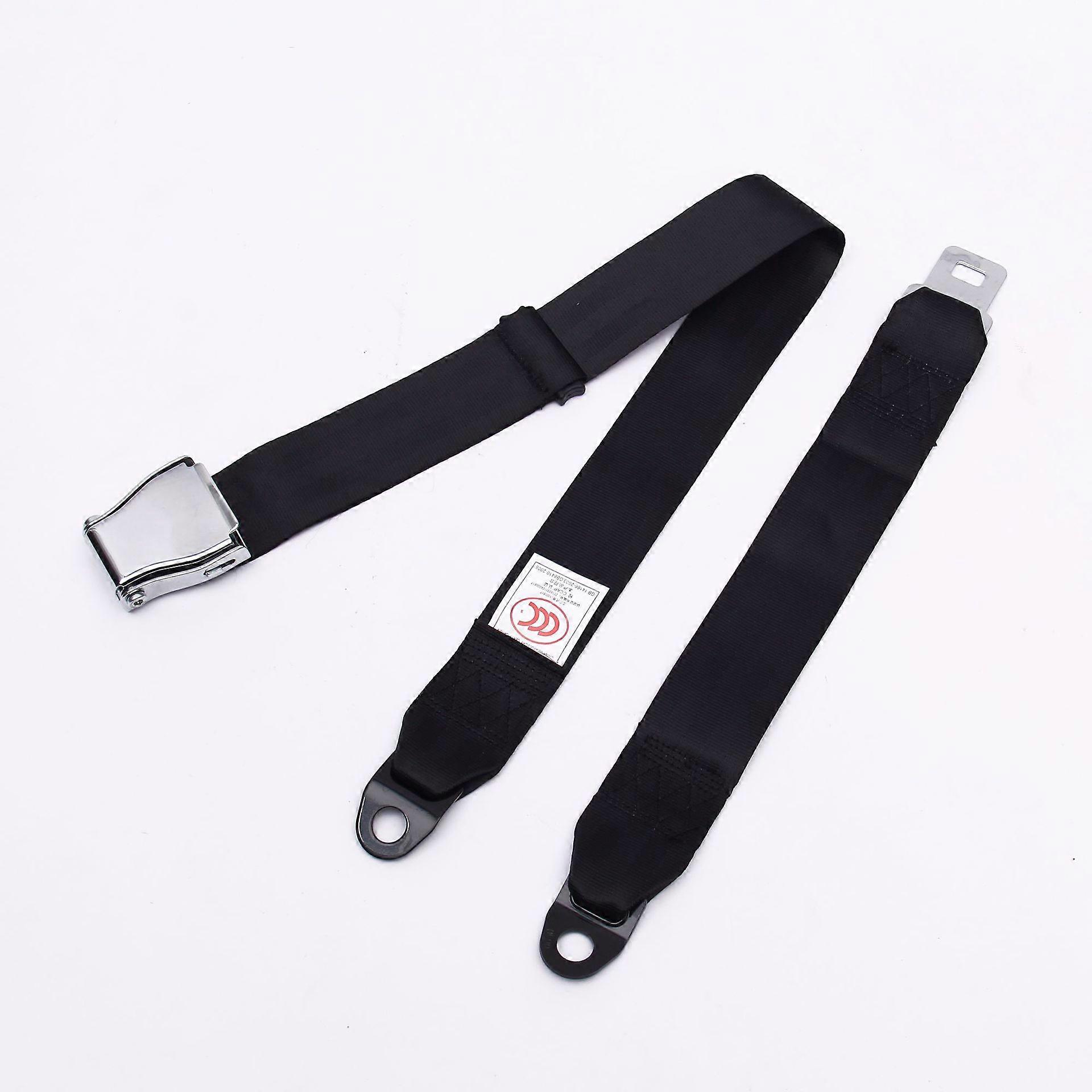 Two-Point Seat Belts Black