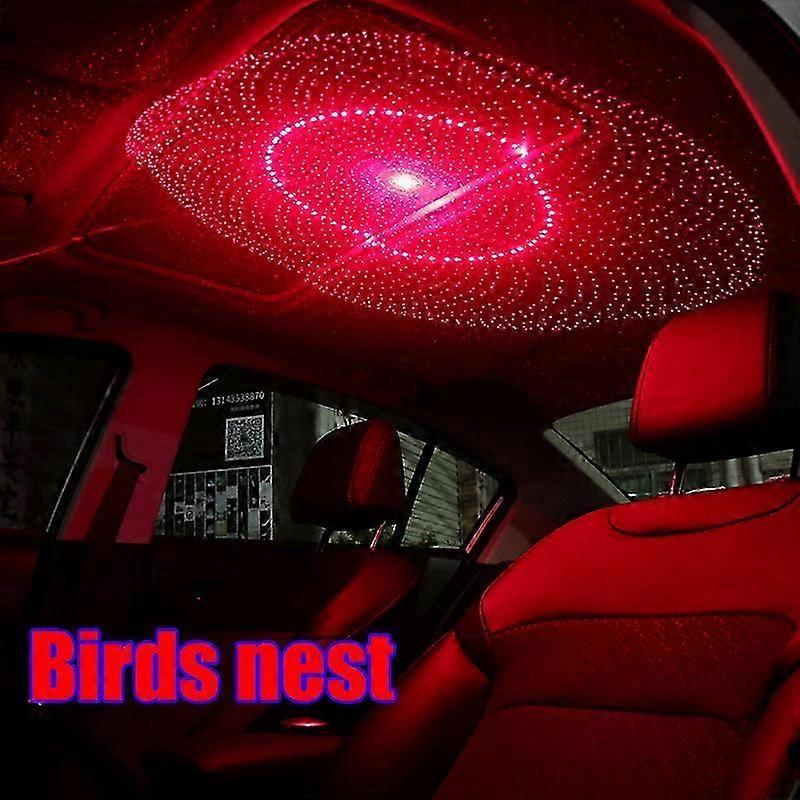 Car Usb Star Ceiling Decorative Light Romantic Night Lights Atmosphere Car Projection Lamp Three Styles Sky Projection Lamp
