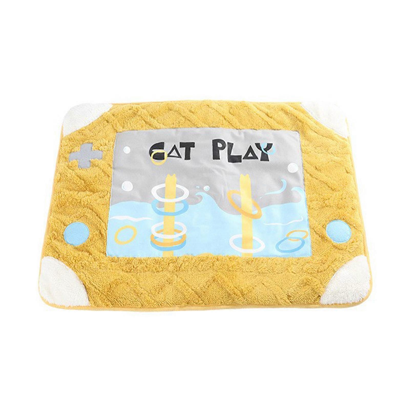 [Ande Online] (Sleeping Mat) Pet Game Machine Shaped Pet Nest Fluffy and Warm Fully Enclosed Cat Nest Thick Sleeping Mat