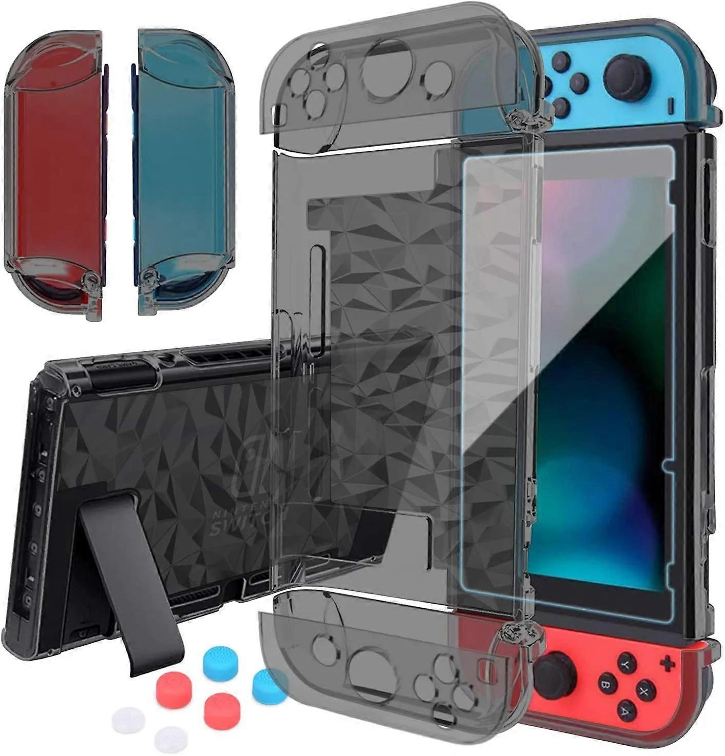 Θήκη συμβατή με Nintendo Switch Dockable Clear Protective Case Cover για Nintendo Switch και Joy-Con Controller