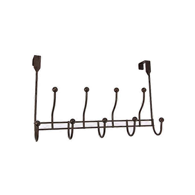 Coat rack, coat rack over door with 9 hooks, coat rack hooks without drilling