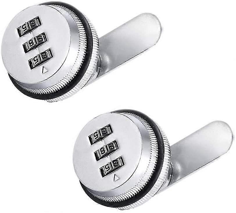 ボックス、引き出し、メールボックス、ドア、家具シルバー2パックのセキュリティのためのパスワードコードとの組み合わせセキュリティロック