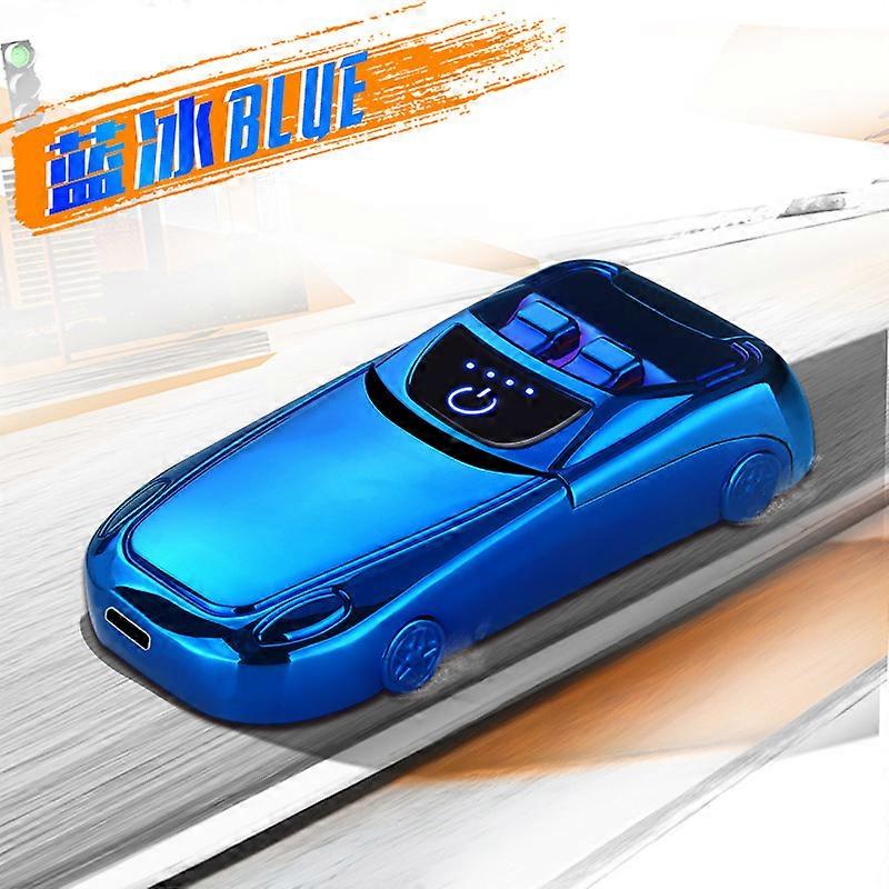 Jd-2009 Sports Car Modeling Charging Lighter Double Arc Fingerprint Touch Sensing New Technology Electronic Cigarette Lighter