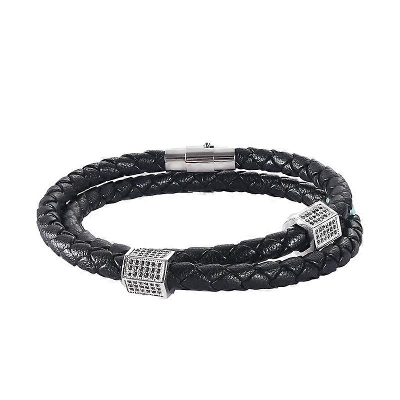 Bracelet tressé en acier inoxydable