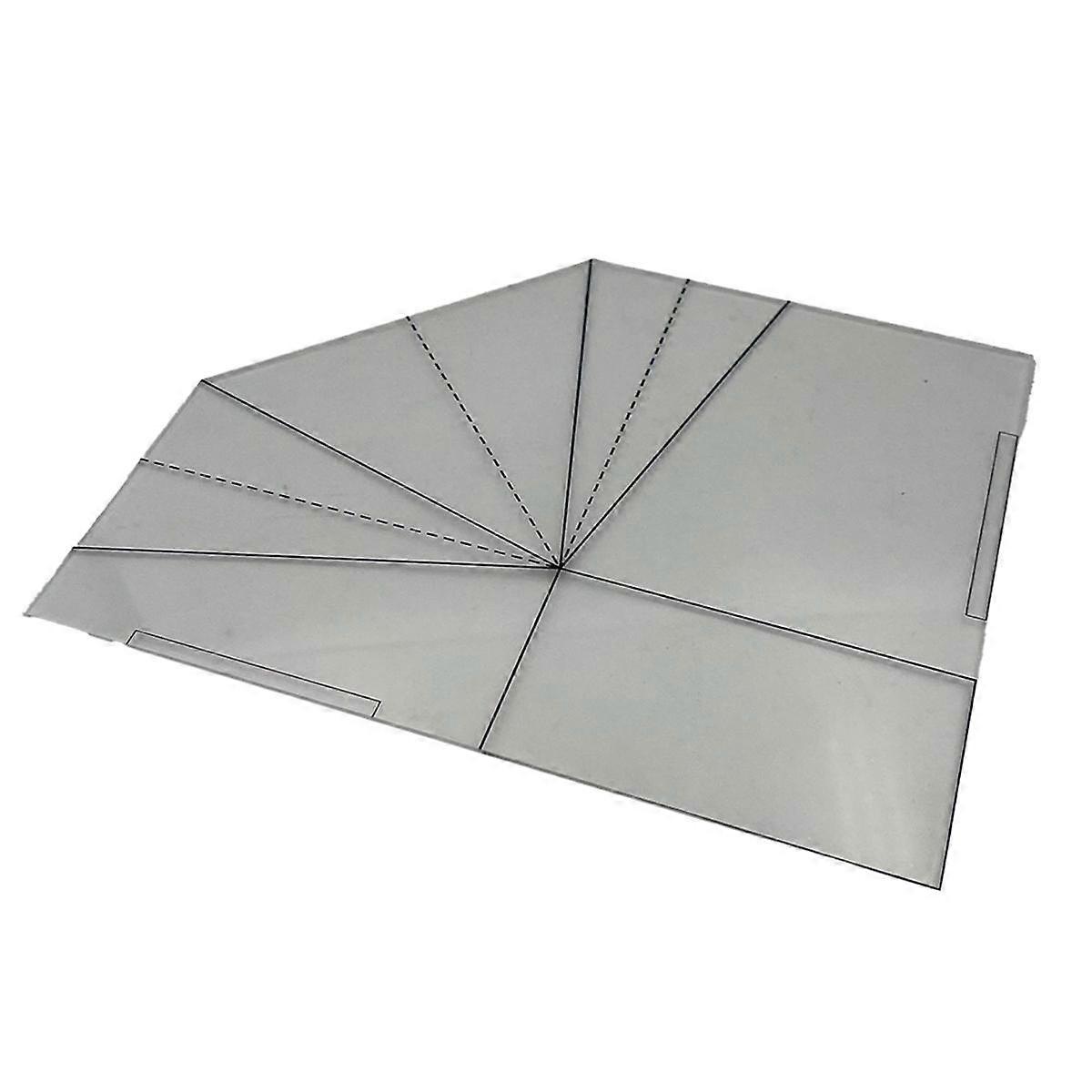 Foldable Food Basket Sew Template Foldable Food Basket Sewing Ruler Floor Mat Handbag Ruler 12inch