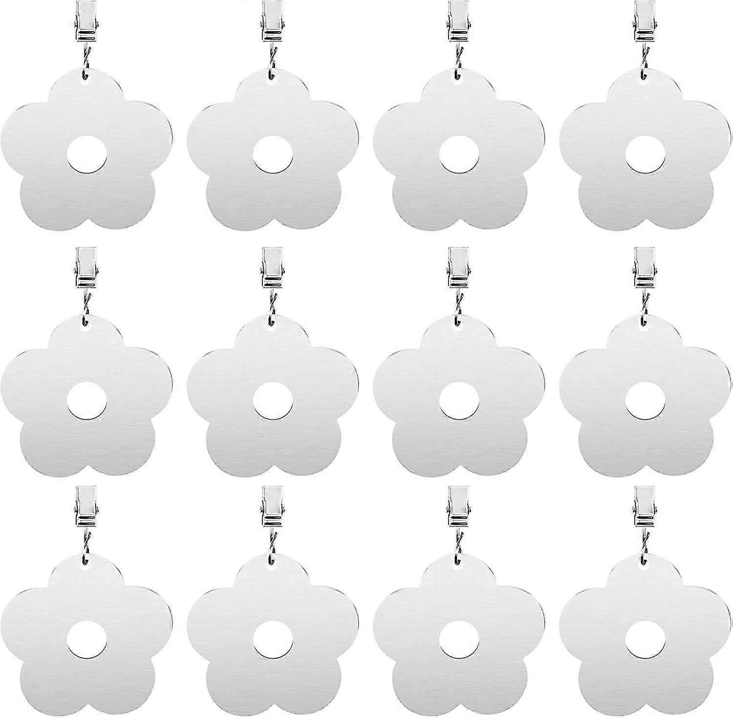 Tablecloth Weights, 12 Pcs Extra Heavy Tablecloth Weights, Garden Outdoor Tablecloth Weights