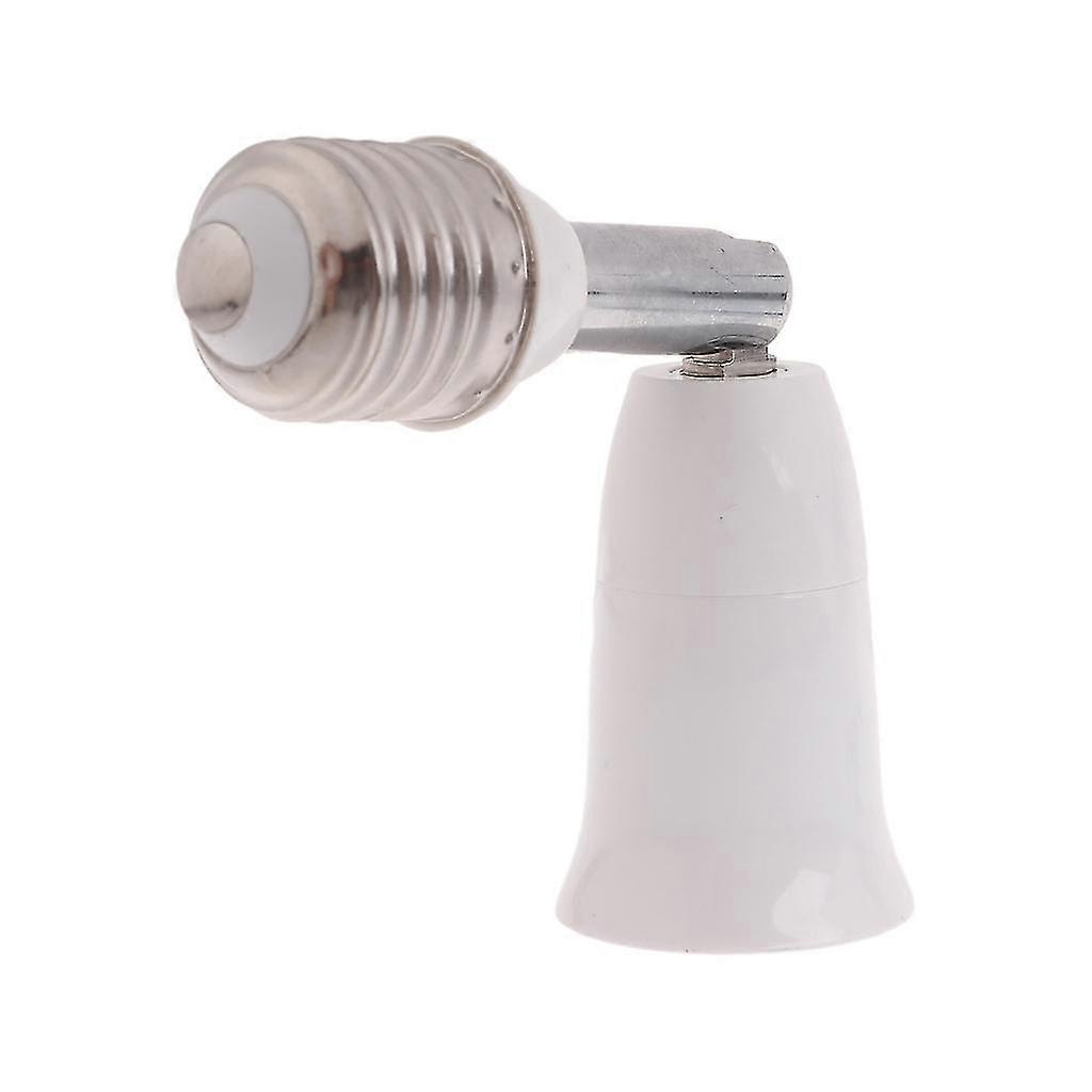 Universal E27 Light Socket Extender Adapter 180 Degree Adjustable For Led Lights, Ceiling Fans, And E27 Cameras-Yvan