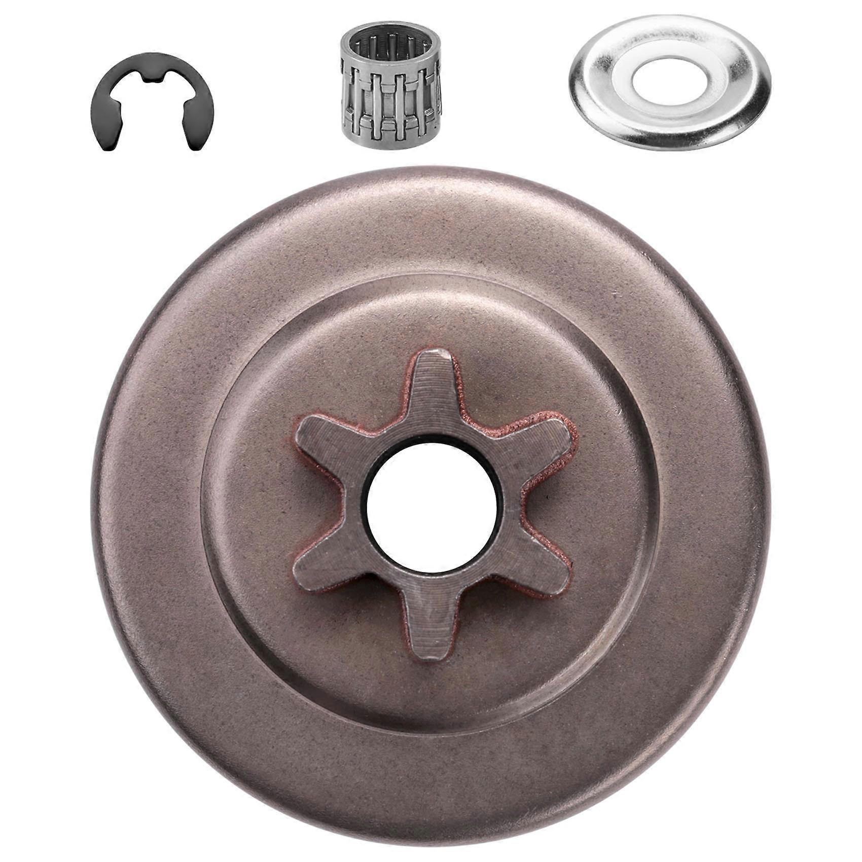 3/8 6T Clutch Drum Sprocket Washer E-Clip Kit For Chainsaw 017 018 021 023 025 Ms170 Ms180 Ms210 Ms