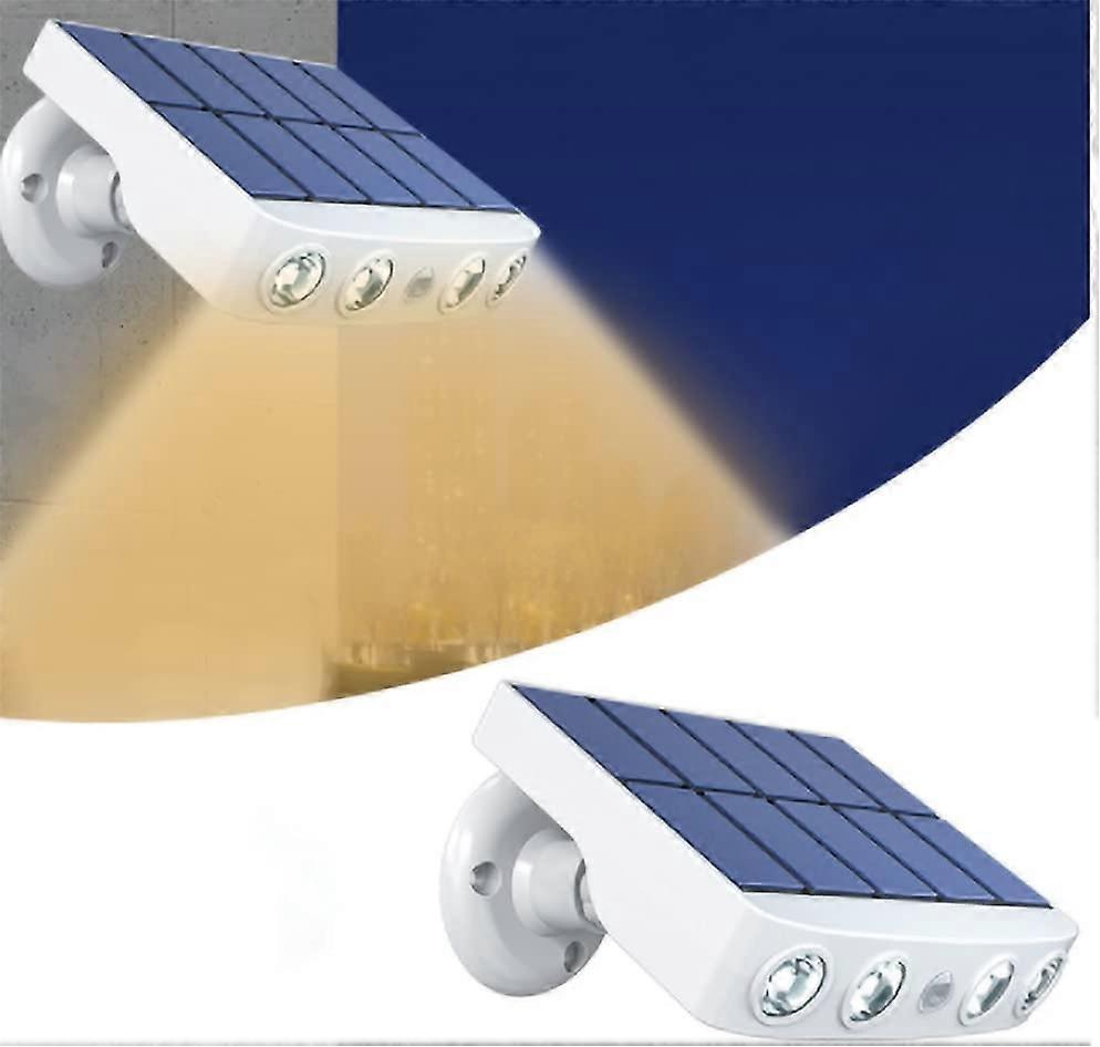 2024 ضوء شمسي قوي في الهواء الطلق مستشعر الحركة للماء حديقة LED مصباح للطاقة الشمسية الأضواء