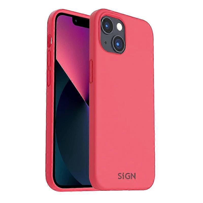 Liquid Silicone Case for iPhone 14 Plus - Watermelon Red