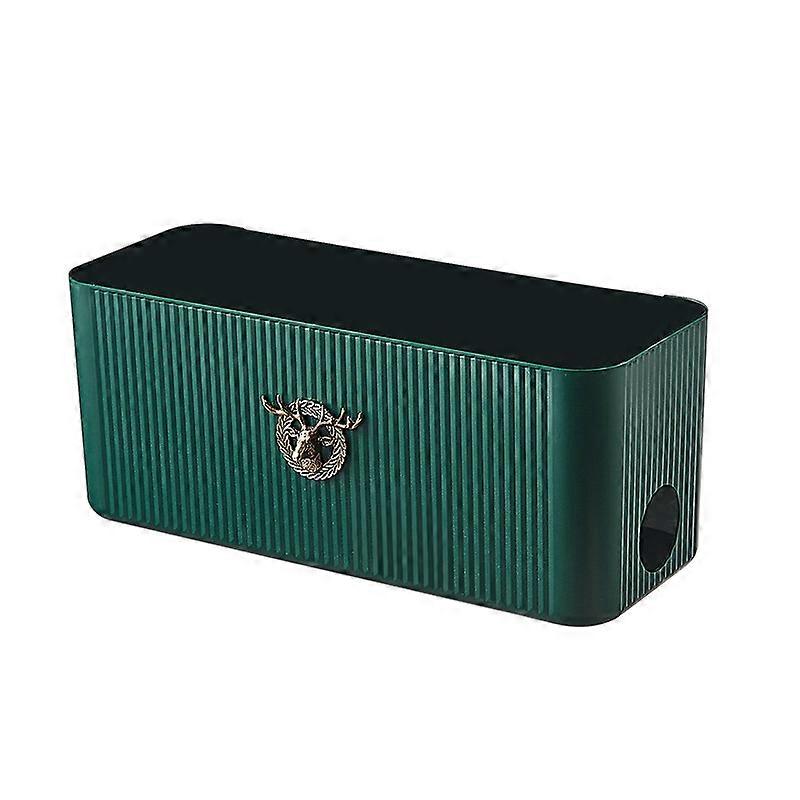 unbrand Luxury Cable Management Organizer Box with Lid Cord Organizer Box to Hide & Conceal Power St