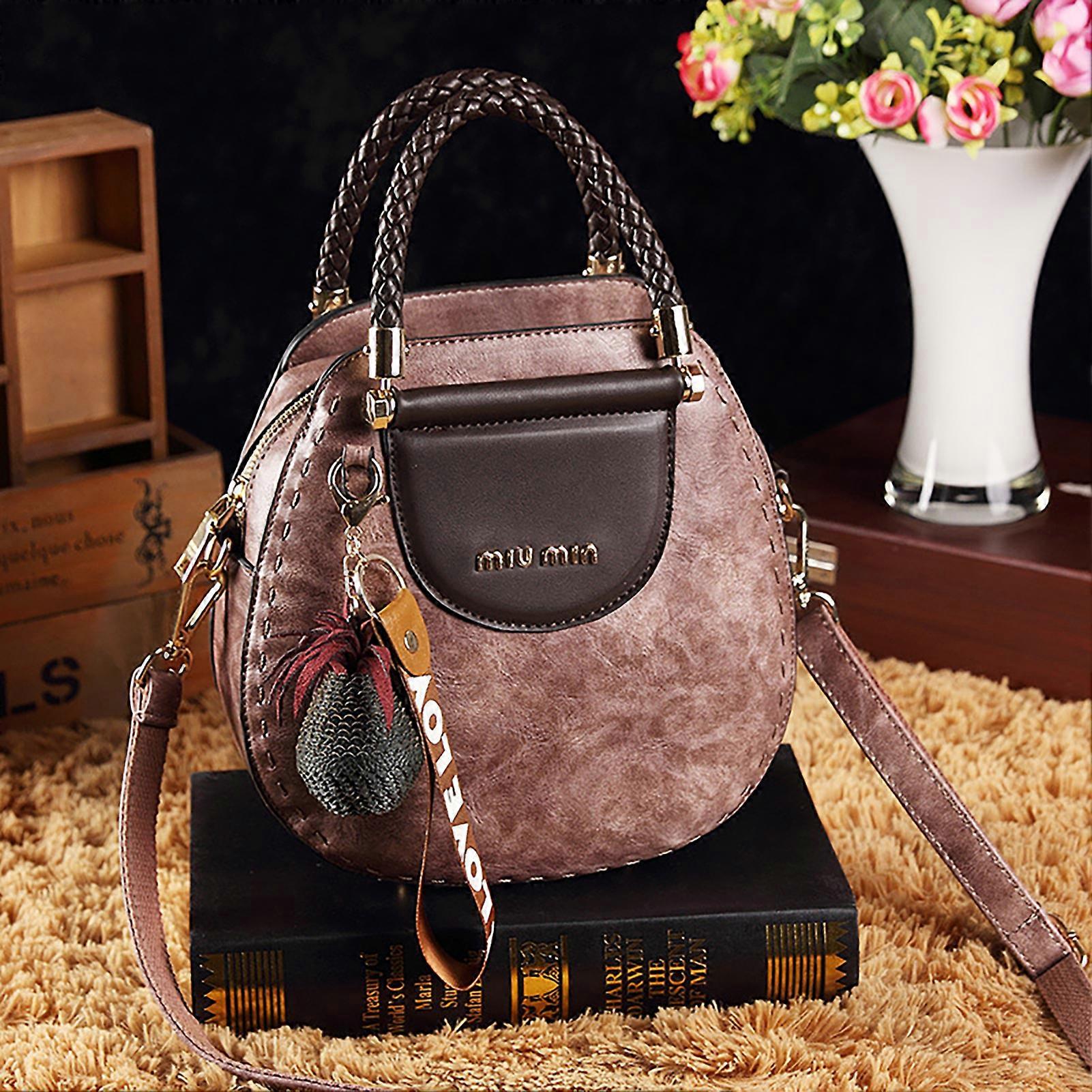 Small Crossbody Shoulder Bag Anti-Theft Bag with Top Handle Zipper Closure for Mobile Phone Cosmetics Tablet