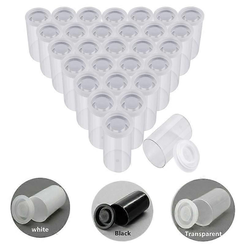 20pcs Clear Empty Bottles Film Cans Cans Containers Storage Boxes Paint Cans