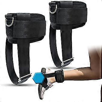 Adjustable Dumbbell Ankle Straps D-rings Weights Leg Extension Training Tibialis Trainer Home Gym Fitness Equipment