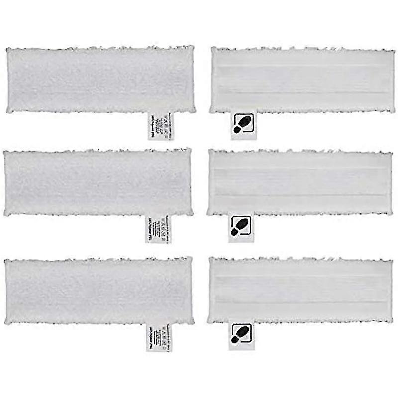 6 Pcs Microfiber Mop Cloth Pad For Easyfix Sc 2, Sc 3, Sc 4, Sc 5 Steam Cleaner Durable Replacement