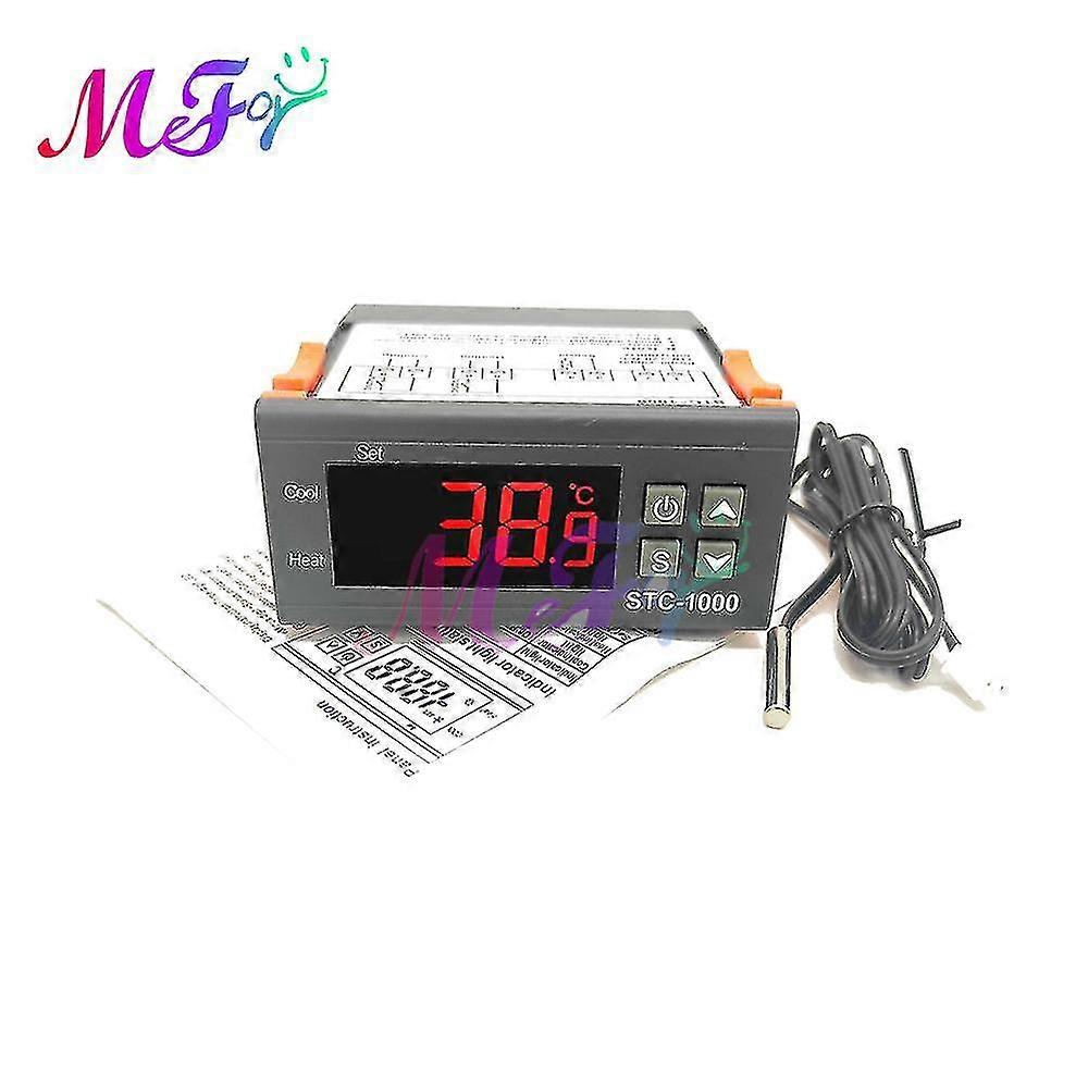 Stc-1000 Stc 1000 Led Digital Thermostat For Incubator Temperature Controller Thermoregulator Relay Heating Cooling