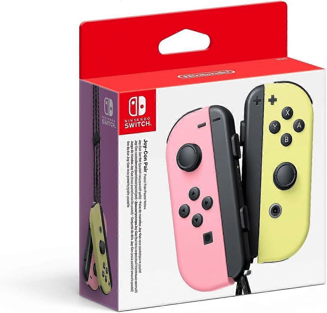 Par de Joy-Con de Nintendo Switch - Rosa Pastel/Amarillo Pastel