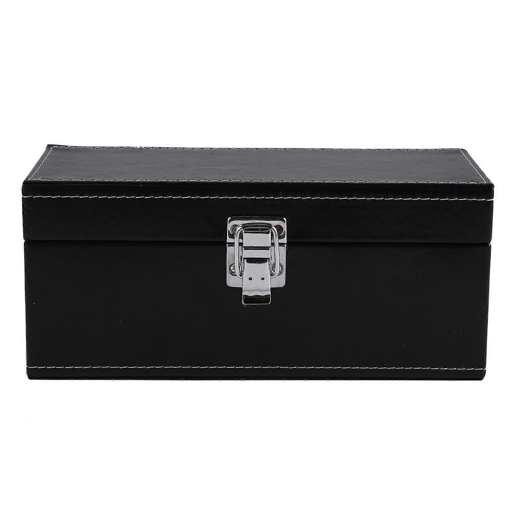 Storage Box Coin Slab Jewelry PU Compound Plywood Style Bundle Coins Display Box Case For Home Orga
