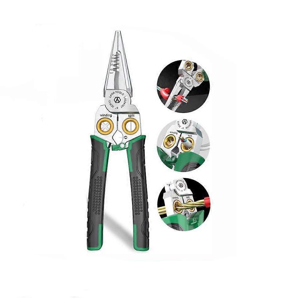 7 in 1 Multi-Function Wire Stripping Pliers, Professional Wire Stripping Tool