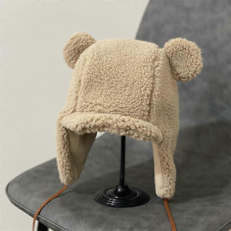 Cute Bear Winter Pullover Hat Thickened Cold Protection