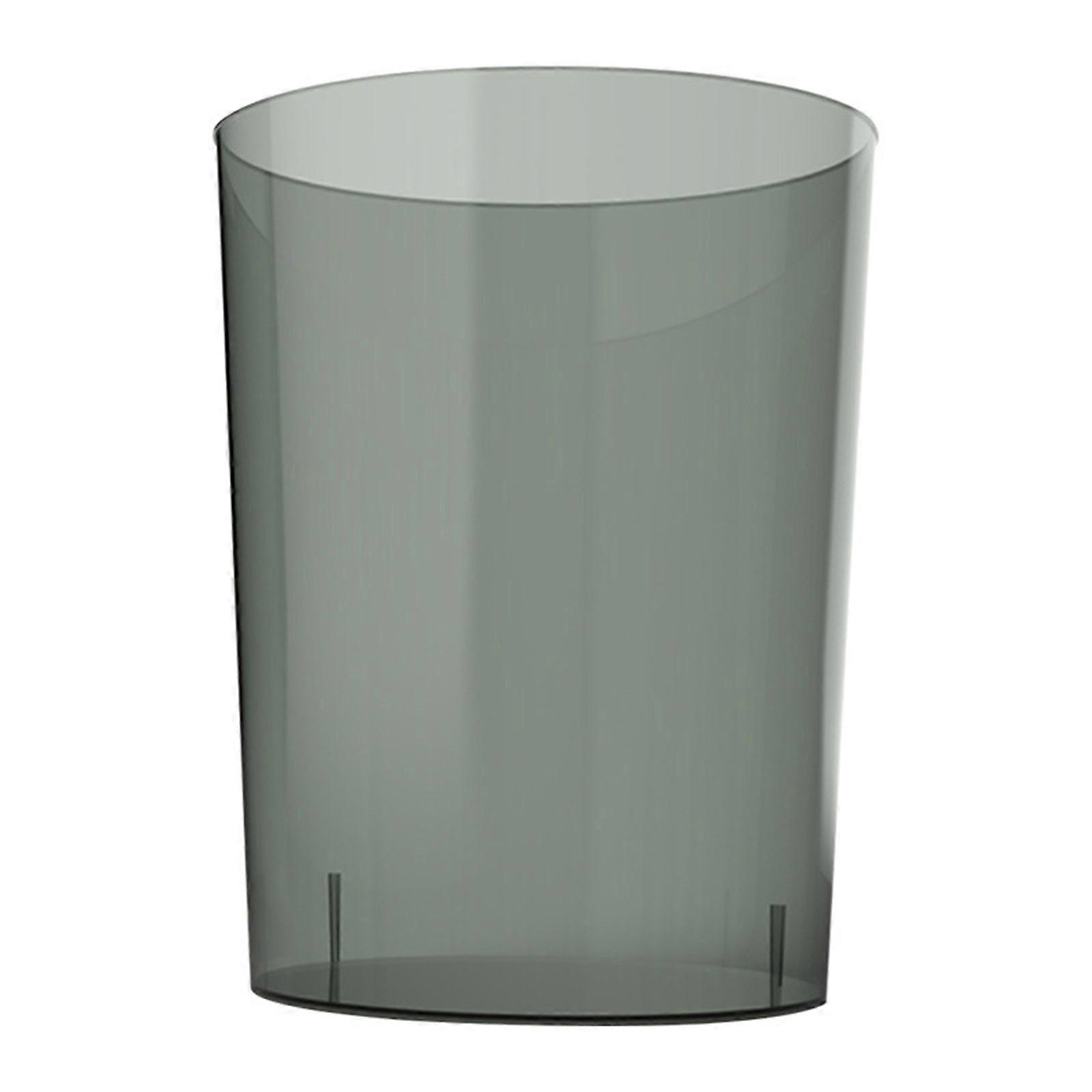 Light Luxury Transparent Trash Can Large Capacity Dustbin Garbage Bucket