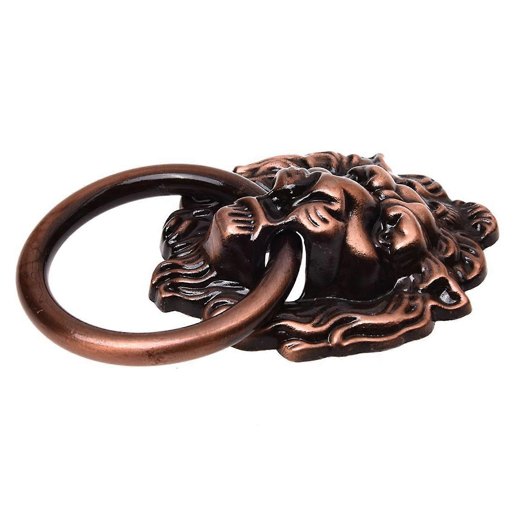 Antique Style Copper Tone Metal Lion Head Shaped Drawer Pull Handle With Fashion Eva Raincoat Water