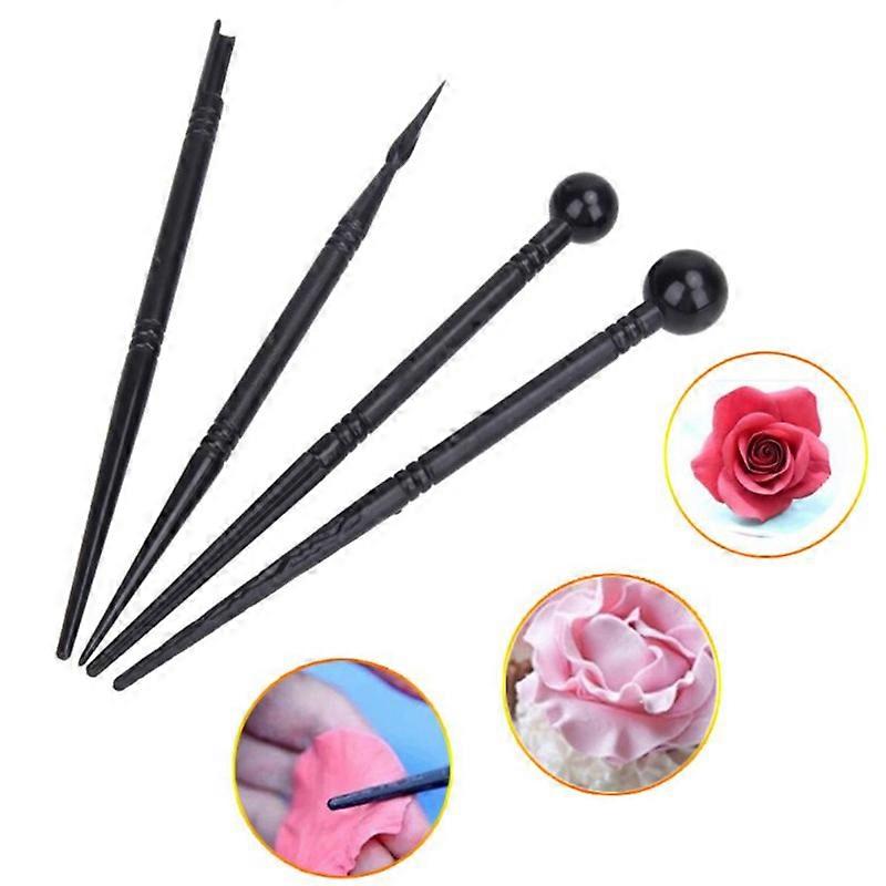 4pcs/set Carve Pens Flower Modelling Mold